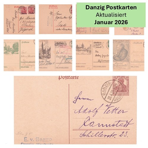 Danzica intero postale ga - dr,