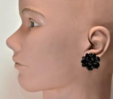 Orecchini Clip-On Neri In