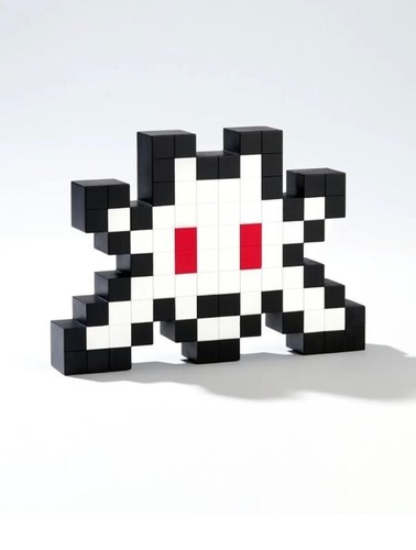 Invader little big - invader, 3d