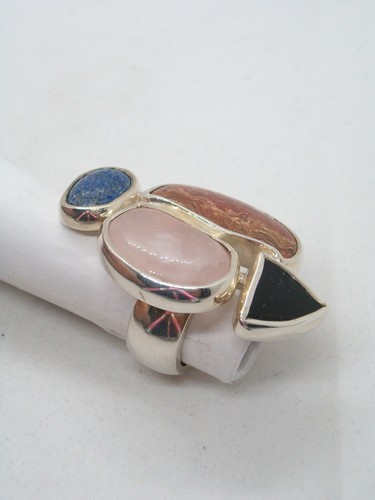 Anello argento 925 con - anello,