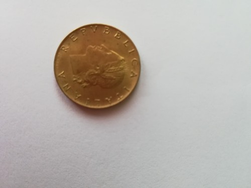 Moneta lire anno - 20, color
