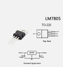 2 pz L7805CV 7805 LM7805-regolatore 5V 1,5A- ART. DC12