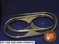 FIAT 1300 1500 CORNICI FARO COPPIA HEADLAMPS SURROUND N.O.S.
