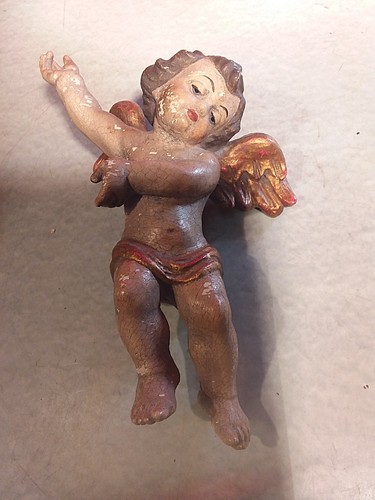 Putti angelo statua legno - putti,