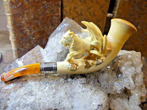 Pipe fume cigarette en ecume - pipe,