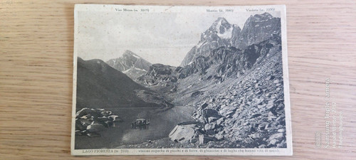 Cartolina lago fiorenza viso - fiorenza,