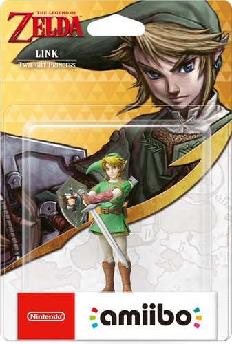 Figura amiibo link - figura,
