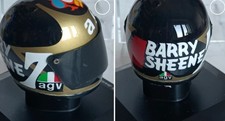 Barry Sheene Casco Moto GP 1978 Helmet in teca Plexiglass Perfetto 