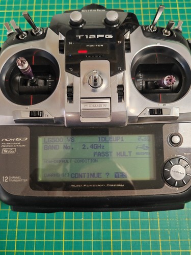 Radio futaba t12fg - 2.4, ghz