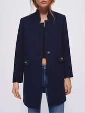 Cappotto donna Maje blu navy