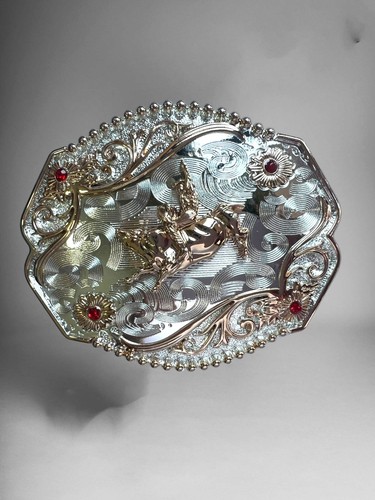 Fibbia cintura cowboy western
