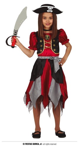 Costume pirata corsara bambina - costume,