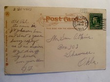 Cartolina epoca rara 1913 - d'epoca,