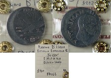 ERRORE !!! 50 CENTESIMI 1940 DECENTRATO FDC62 PERIZIATA !!! RARISSIMA