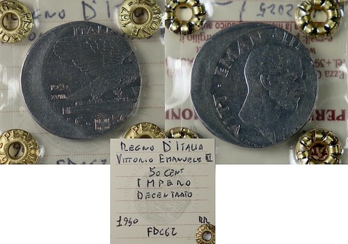 Errore 50 centesimi 1940 - errore, !!!