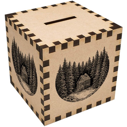 Cabin woods money - 'cabin, box