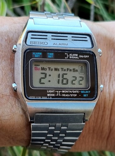 Seiko a134 5000 vintage lcd - seiko,