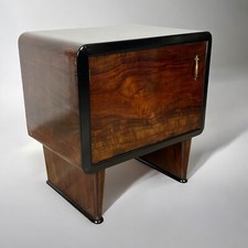Comodino antico art deco