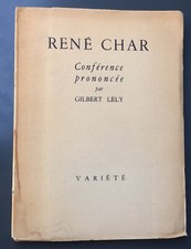EO numérotée 1947 RENÉ CHAR