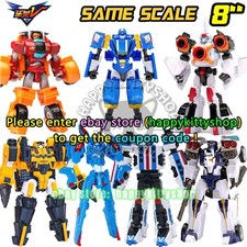 Tobot V Galaxy Detectives 8" Transform Figure Ragazzi Giocattolo Auto Camion Veicolo Robot
