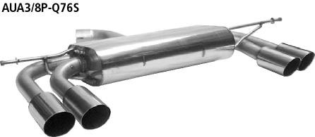 Scarico sportivo bastuck - scarico,