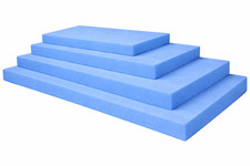 Schiuma tappezzeria blu alta