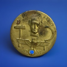 Spilla della Festa dei lavoratori 1° Maggio 1934 Partito Nazista originale