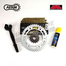 Kit catena pignone oro - kit,