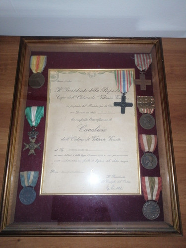 Attestato diploma cavaliere - attestato,