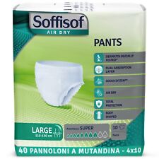Soffisof Pants Super M, L e XL - Pannoloni Anziani a Mutandina - Cartone Scorta