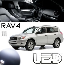 RAV4 3 6 White LED Bulbs