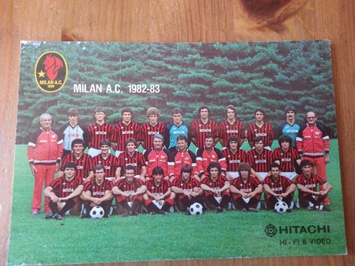 Cartolina milan 1982 card - cartolina,