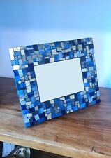 cornice foto ARTEFICI mosaico artigianale. PEZZO UNICO. 29x24 cm per foto 18x15