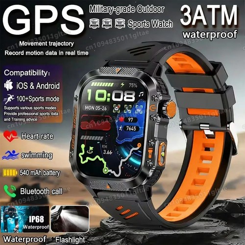 Smart watch gps militare uomo - smart,