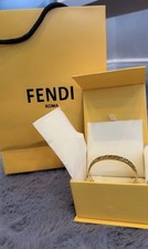 Bracciale Fendi colore oro e