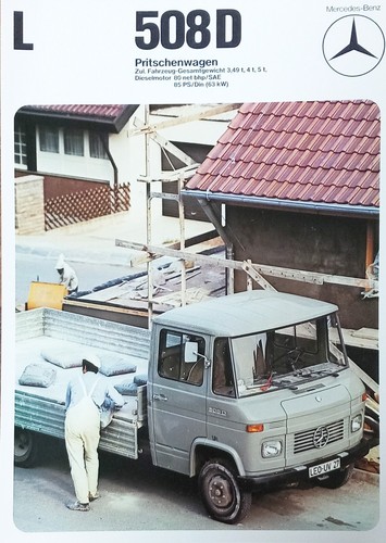Mercedes benz camion - l, 508