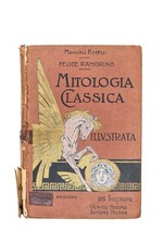 Libro Mitologia classica illustrata F. Ramorino Hoepli 1926 8° edizione