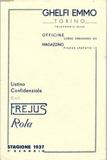 Frejus rola ghelfi - rola, listino