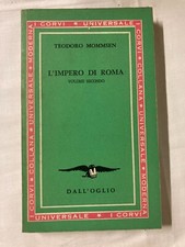 L'impero di Roma Teodoro Mommsen volume secondo