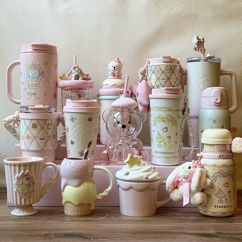 Tazza bicchiere ceramica - ceramica, rosa