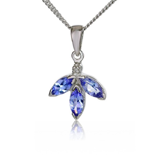 Ciondolo tanzanite naturale - ciondolo,