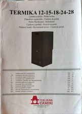 CALDAIA A PELLET EDILCAMIN TERMICA 15 IDRO USATA POCHISSIMO CON LIBRETTO DI ISTR