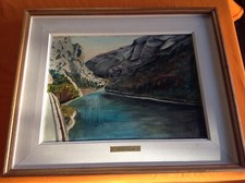 VINTAGE QUADRO AD OLIO FIRMATO