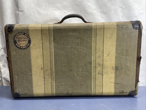 Valigia vintage tweed a - vintage, in