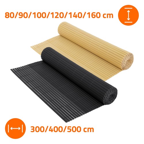 Stuoia pvc antracite - stuoia, antracite/bambù