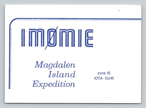 Radioamatore qsl im0mie isola - im0mie,