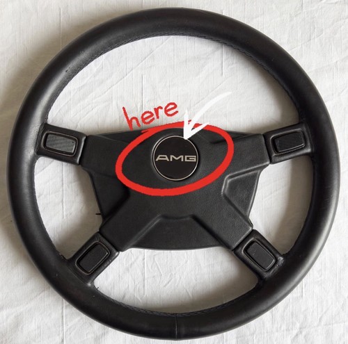 Pulsante clacson volante amg - clacson,