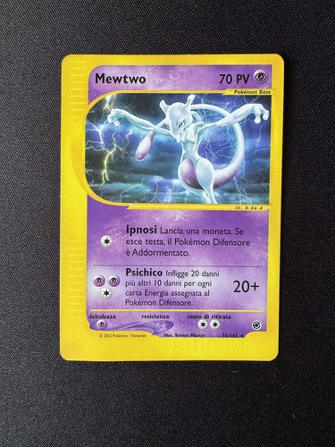 Carta pokémon mewtwo 165 - pokémon, 56/165