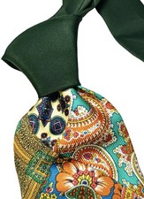 Vintage GM Line Patchwork Silk