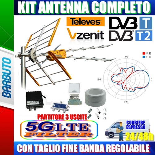Kit antenna digitale terrestre - antenna,